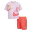 Nike Set T-shirt e Pantaloncini Boxy "Let's Roll" per Bambini
