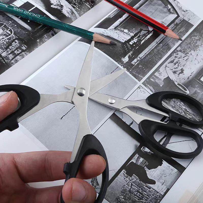 In Stock: Stainless Steel Office Scissors for Cutting Paper and Lace