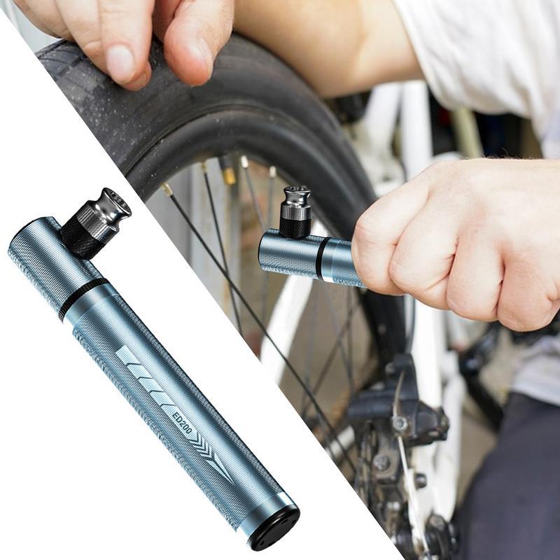 New Bike Air Pump Portable Bicycle Tire Pump America And French Schrader Valve Lightweight For Swimming Ring Football Basketball