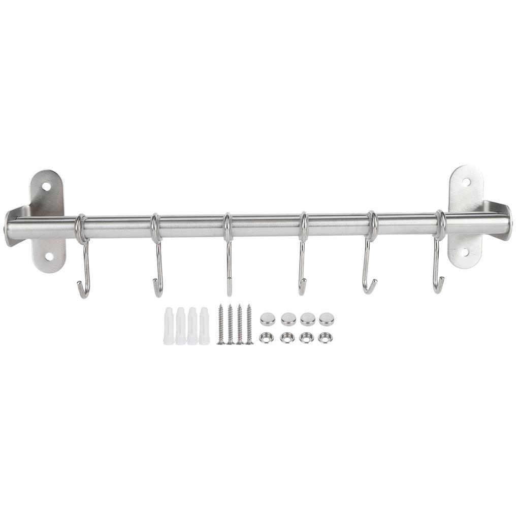 Wall Mounted Storage Shelves Pot Lid Rack Utensil Hanger Hook Kitchen Gadgets AccessoriesDual Rods