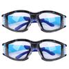 2pcs Scratch Resistant Safety Glasses Anti Fog Protective Eyewear Motorcycle Goggles  Outdoor Sports