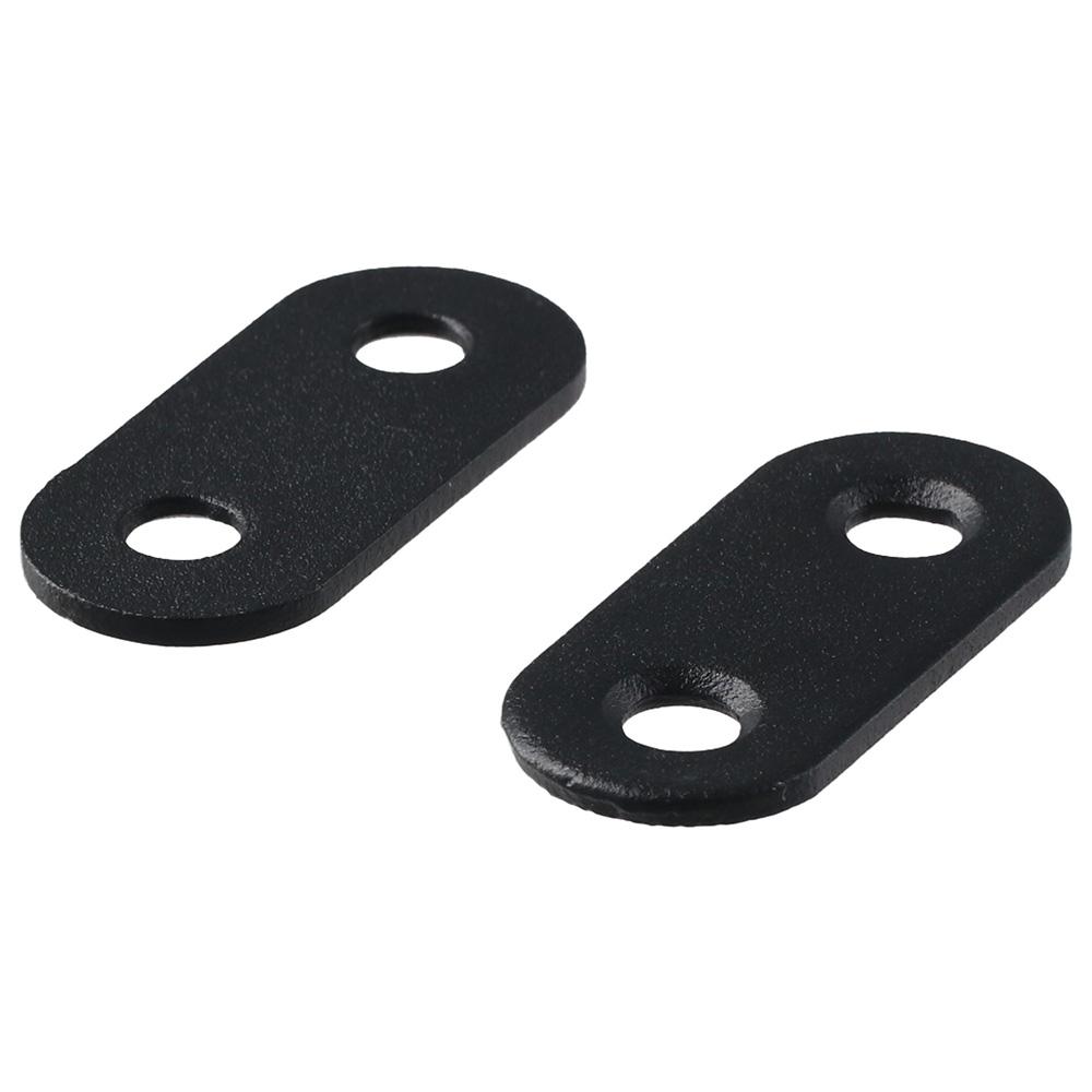 12PCS 40x16mm/1.6” X 0.6” Stainless Steel Flat Brace Mending Repair Plate with Screws  Wood Beams