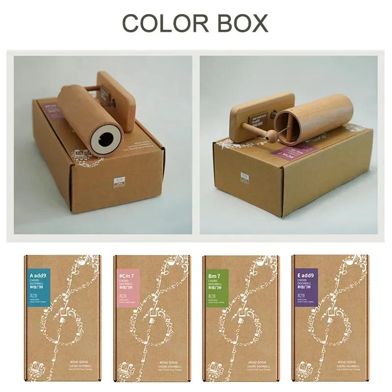 432Hz Door Opening Wood-made Doorbell Chime Music Chords Door Bell Chimes For Home Business Entrance Fridge Housewarming Gift