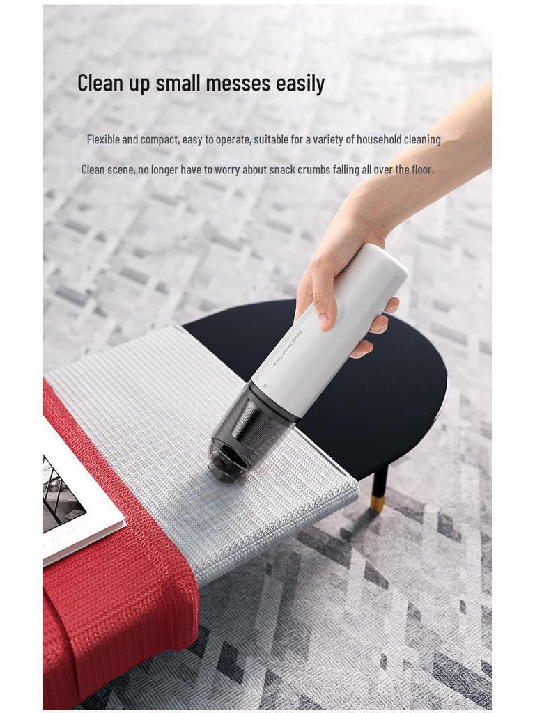 Aspirator portabil wireless pentru mașină și casă, cu funcție dublă de aspirare și suflare puternică