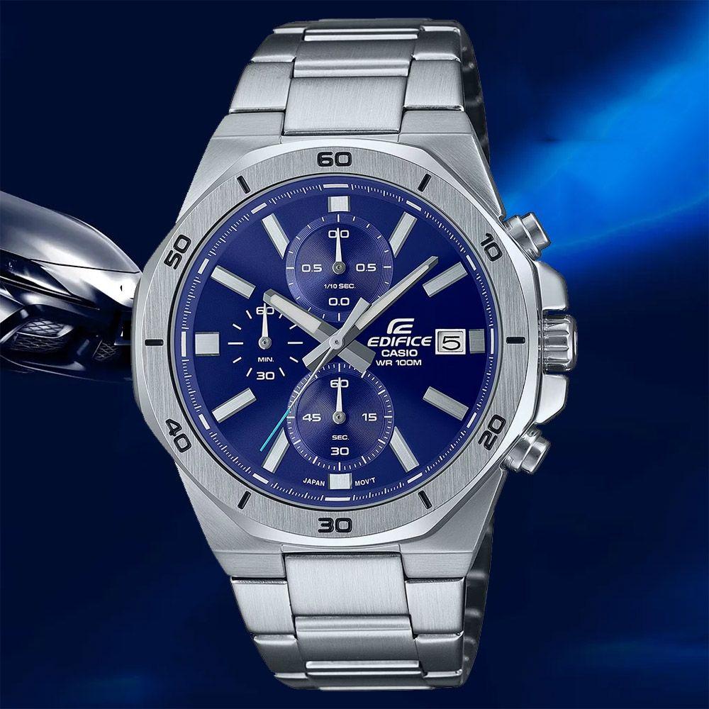 CASIO Men EDIFICE Blue Watch EFV-640D-2AV EFV-640D-2AV
