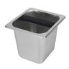 Premium Stainless Steel Espresso Knock Box with Silicone Bar for Home and Cafe Use
