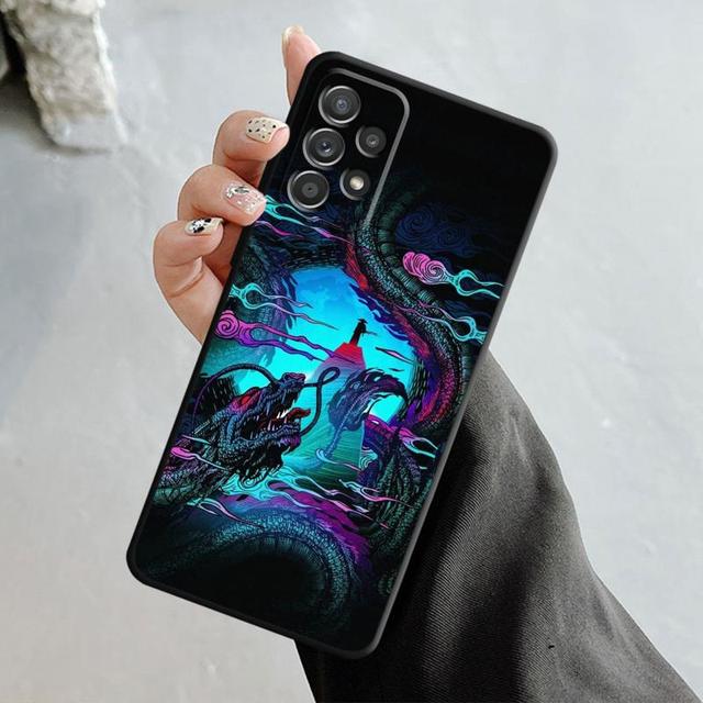 

Самурай Дракон Вовк Маска Чохол для Samsung Galaxy A14 A73 A53 A71 A51 A31 A33 A22 A12 A21s A13 A32 A52s A72 A52 A23 Чохол Samsung A53 5G