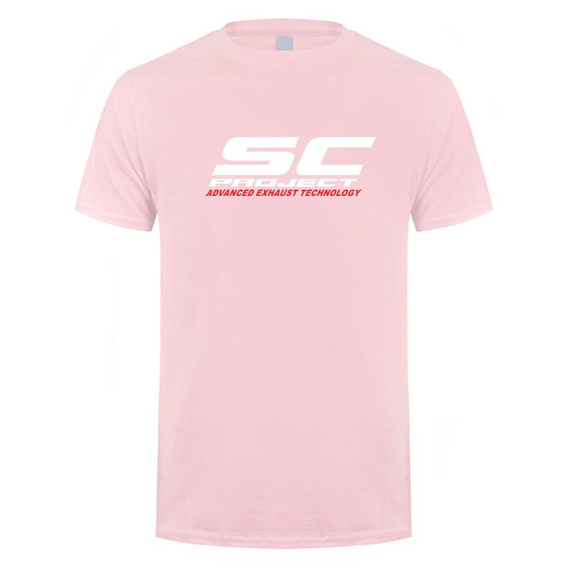 Letní pánské bavlněné tričko s krátkým rukávem SC Project Pánské dárky Motocyklový top