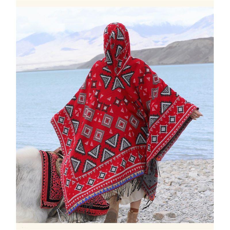 Hudvennlig og pustende Varm og allsidig Hjemme-, høst- og vinterdames reisesjal, tykk kappe, klimaanleggsteppe