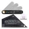 Guitar Measurement Tool String Action Ruler and Neck Relief Gauge Pick for Acoustic Electric Bass Guitar Setup