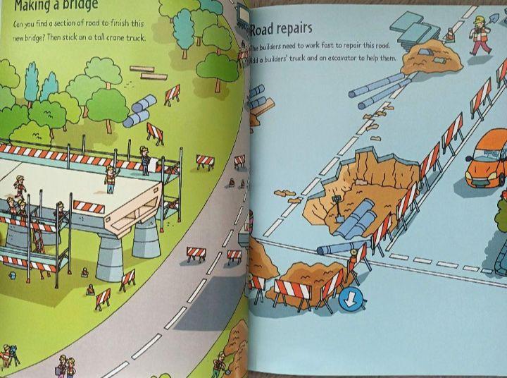 [USED] Usborne Sticker Book