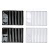 4pcs Nail Pen Holder Multifunction 5 Grid Nail Brush Rack Organizer for Manicure Tool
