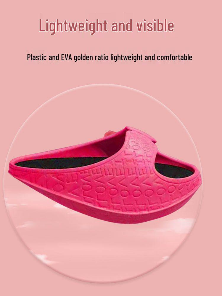Spot Rocking EVA Plus-Size Sport Yoga Slippers: Stretching & Abdominal Support Shoes