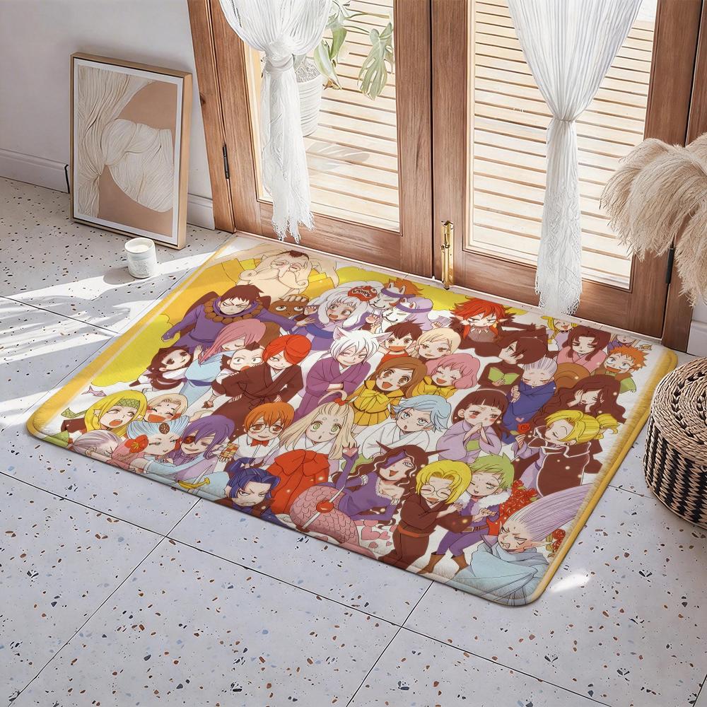 Anime Love K Kamisama K Kiss Floor Mat Eco Flannel Doormat Non Slip Odorless Indoor Floor Rug Soft Short Plush Home Mat