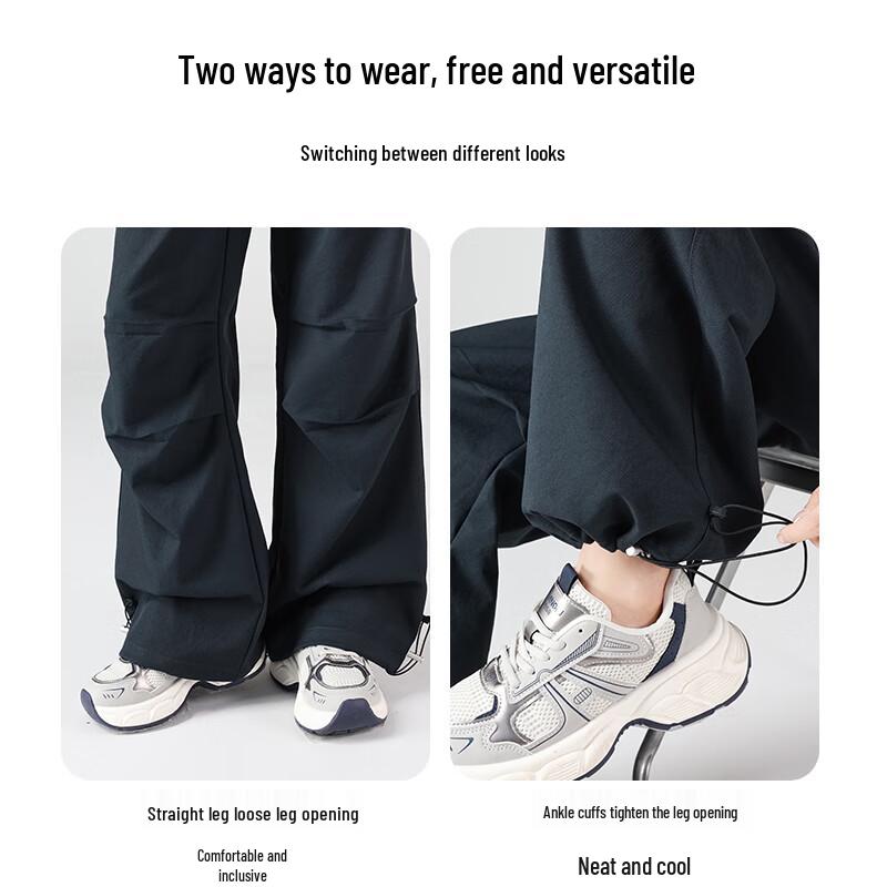 Women's High-Waisted Drawstring Cargo Pants