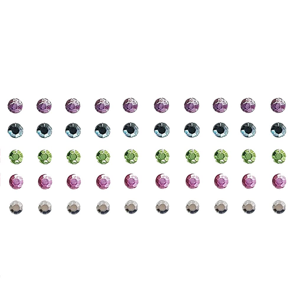 Comet Busters Beautiful Multicolor Stone Bindi (3 mm) (BIN1013)