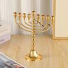 European Alloy Candle Holder Craftwork Romantic Candlelight Dinner Nine-Headed Candle Stand for Banquet Hotel Decor