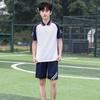 Summer Short-Sleeved Sports School Uniform Set for Students