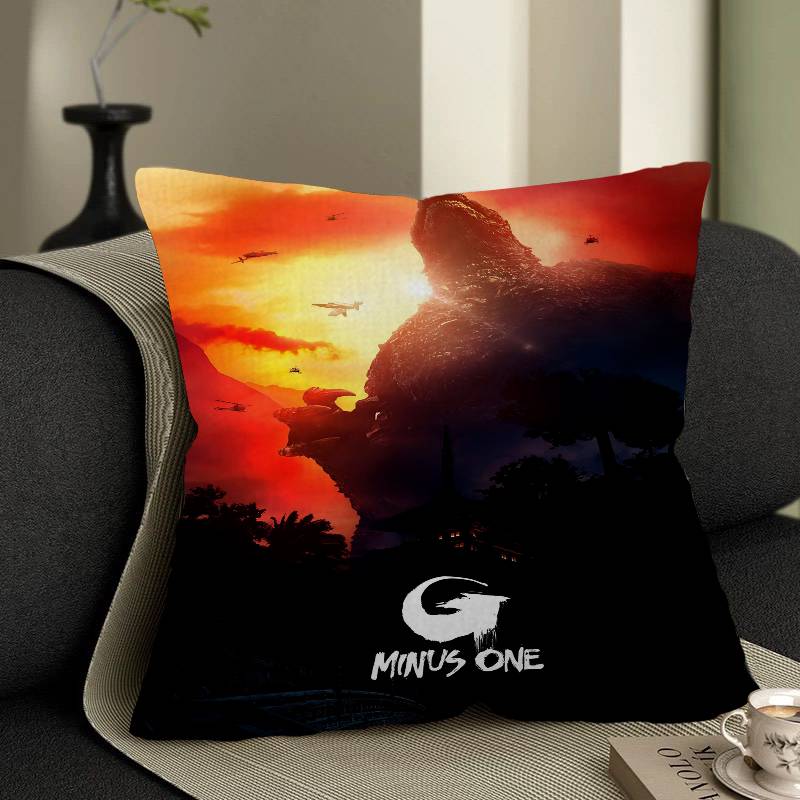 G-Godzillas Anime Pillow Gifts Home Office Furnishings Bedroom Sofa Car Cushion Cover Case 45x45cm