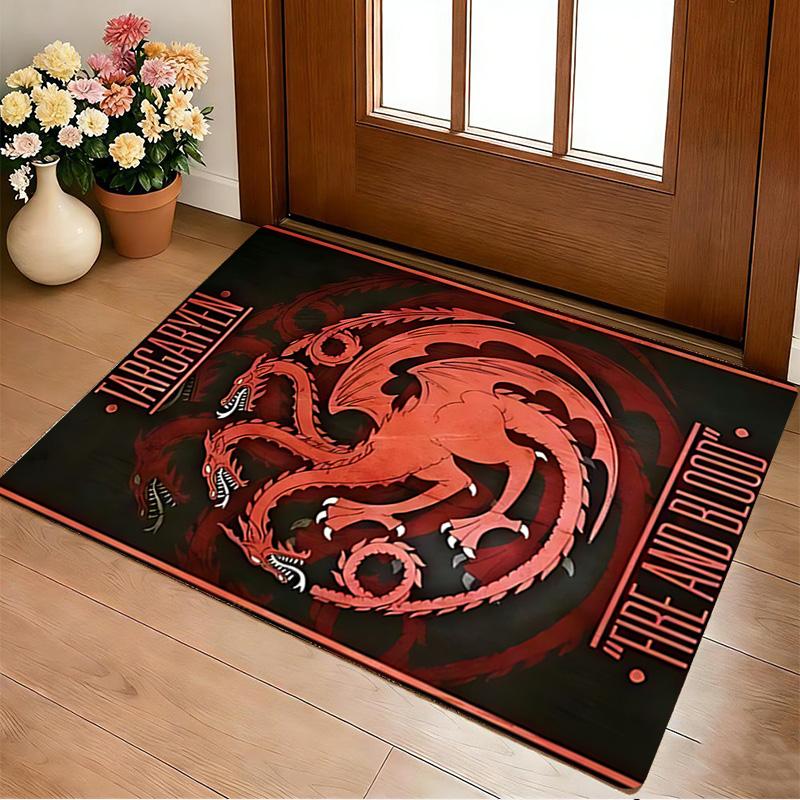 House Targaryen Living Room Non-Slip Area Rug Soft Carpet for Bedroom Game Playroom Sofa Office Home Decor Doormat Christmas Gift C9211354