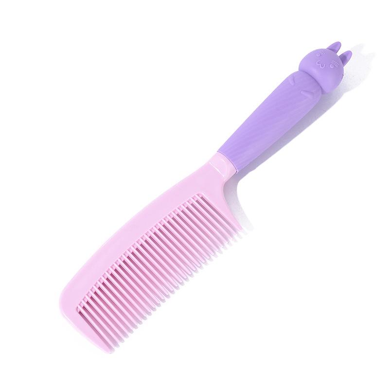 

Портативная мультяшная расческа для женщин и детей - Милая, для прямых волос и массажа кожи головы 23*4.5*2 cm фиолетовый