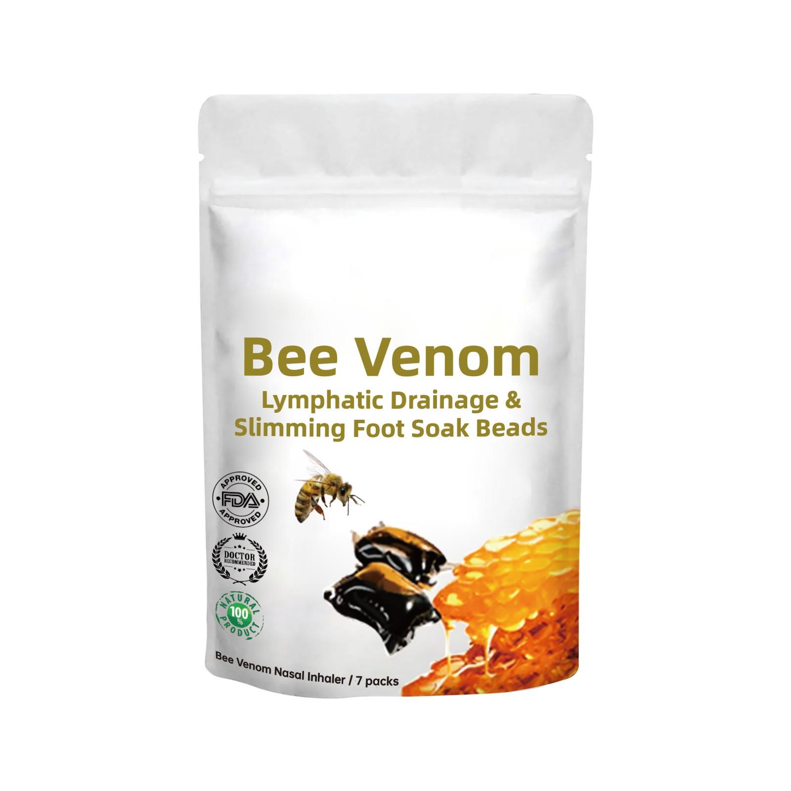 

Пропитанные пчелами бусины для ног успокаивают и подтягивают кожу, устраняют боли в суставах и мышцах, а также обеспечивают уход за телом 25 мл белый