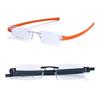 RSINC Combo Rimless Frame Eyeglasses for Unisex Silver Orange-Black Black Tag A1 JL186701736655