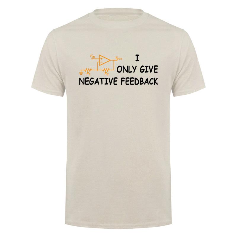 I Only Give Negative Feedback Funny Computer T Shirt Electronics Circuit Graphic Tshirts Engineering Humor Da953