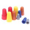 50Pcs Fast Wire Connector P1 P2 P3 P4 P6 Electrical Insulated Twist Crimp Terminal Nut Spring End Cap Rotating Splicing