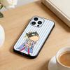 D-Charlie and Lola Cartoon Phone Case For iPhone 17 16 15 14 13 12 Max Plus Silicone Black Cover