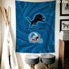 Detroit Lions Wall Tapestry Aesthetic Wall Hanging Printed Fabric Blanket Decorative Tapestries for Bedroom Living Room Home Decor
