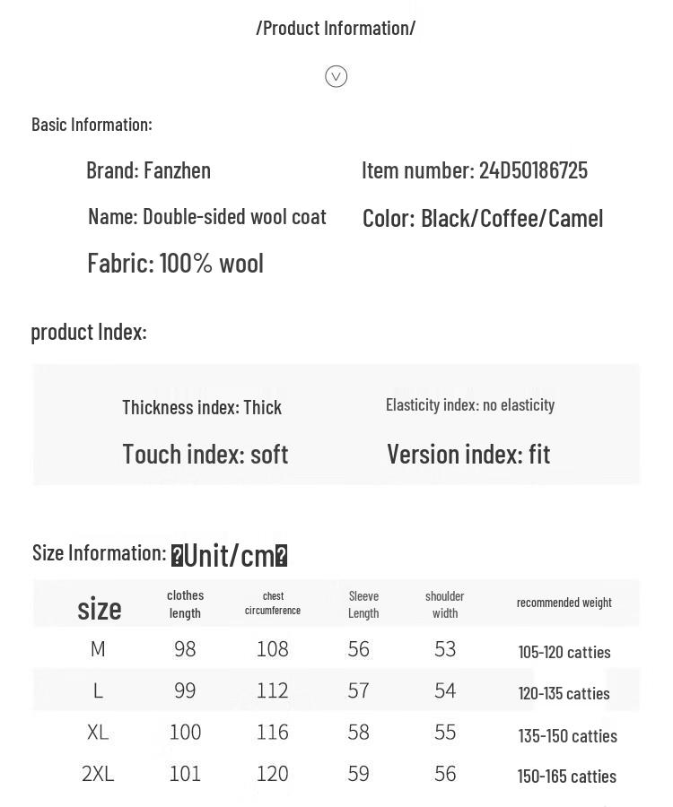 Men's 100% Wool Mid-Length Belted Overcoat