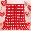 Valentines Day Blanket Kiss Me Red Lips Blanket Festival Birthday Gifts for Women Girlfriend Wife Flannel Love Throw Blankets