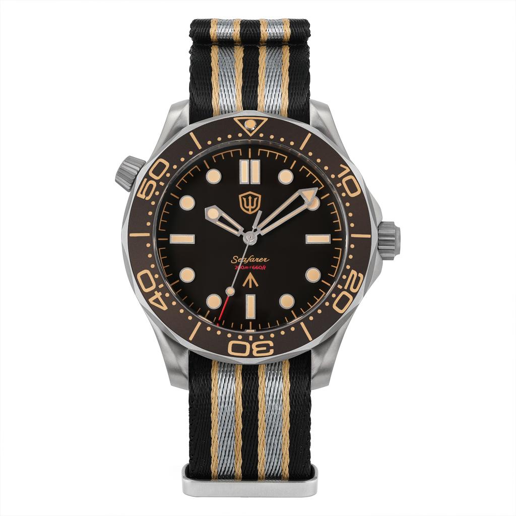 Watchdives WD007Q V2 Luxury Titanium Watch 007 NTTD VH31 Sweep Quartz Sapphire AR Luminous 200M Waterproof 42Mm Vintage Watch