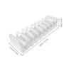 Dish Drying Plate Stand Storage Rack for Kitchen Counter with Drainage Design Small