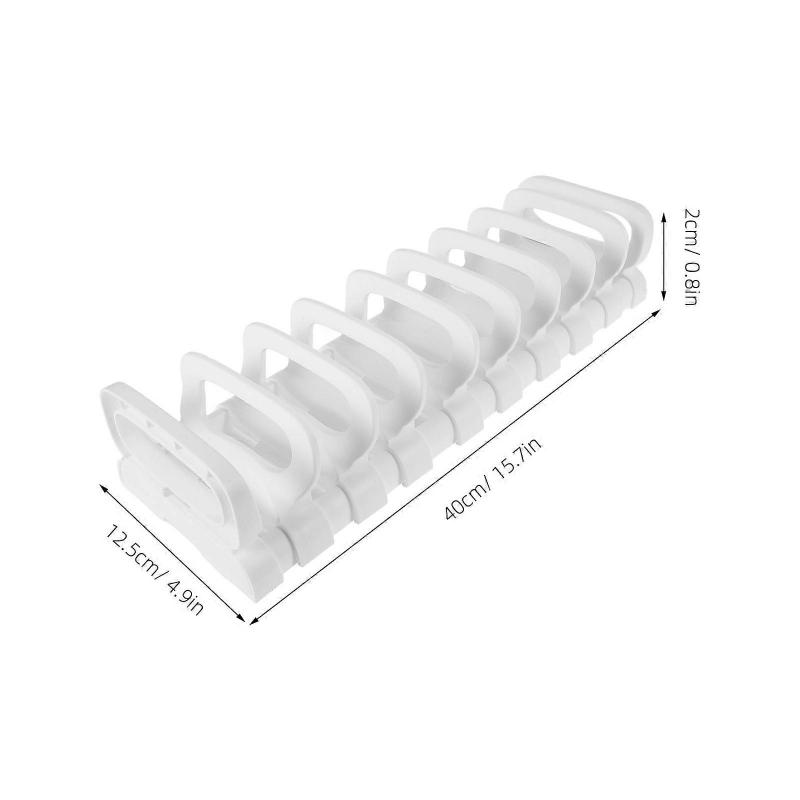 Dish Drying Plate Stand Storage Rack for Kitchen Counter with Drainage Design Small