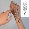 1 Blatt Totenkopf Schmetterling Rose Temporäre Tattoos Für Frauen Männer Hände Fuß Nacken,Temp Fake Tattoo Aufkleber Langanhaltend Wasserdicht