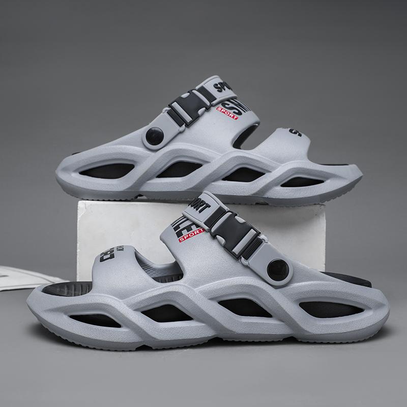 New Men's Massage Slippers Indoor Outdoor Sandals Beach Comfortable Soft Slides Clogs Casual Shoes Men Women Home Slippers