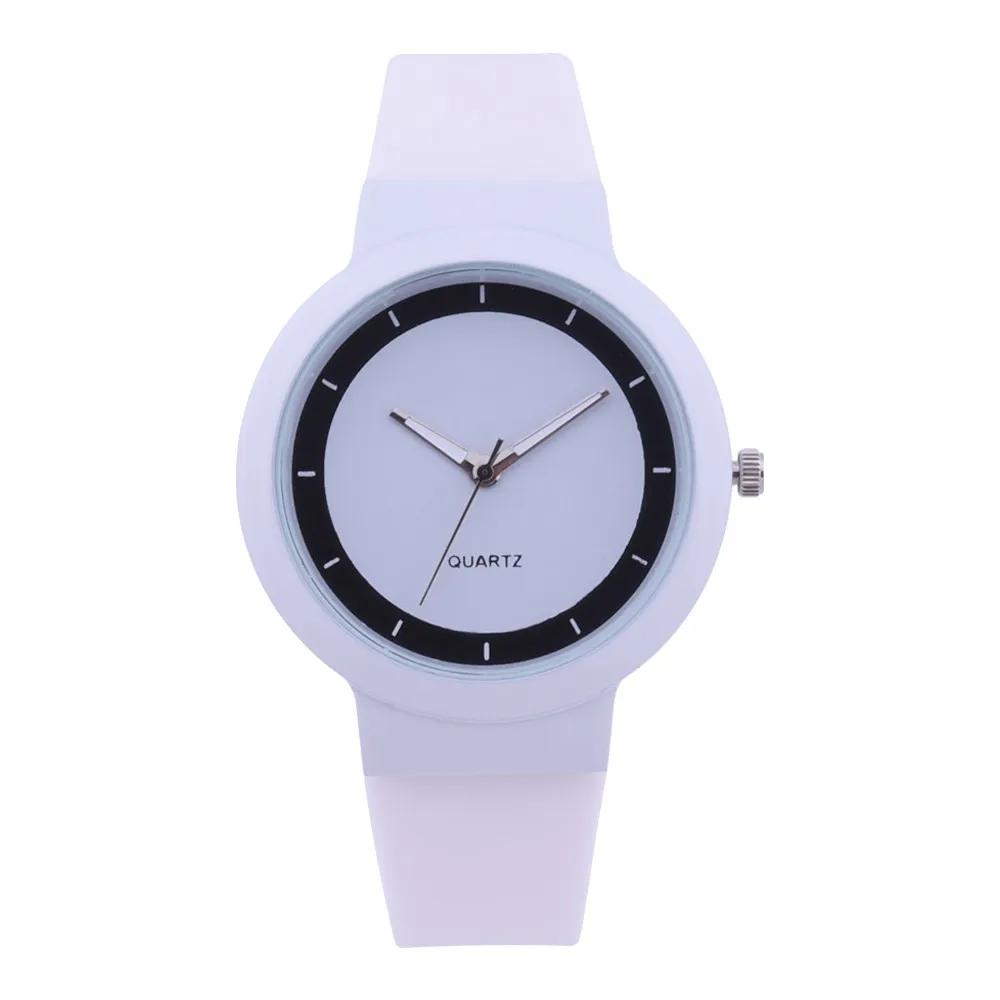 White Watches Women Fashion Silicone Band Analog Quartz Wrist Watch Women's Watches Quartz Wristwatches relogio feminino Reloj