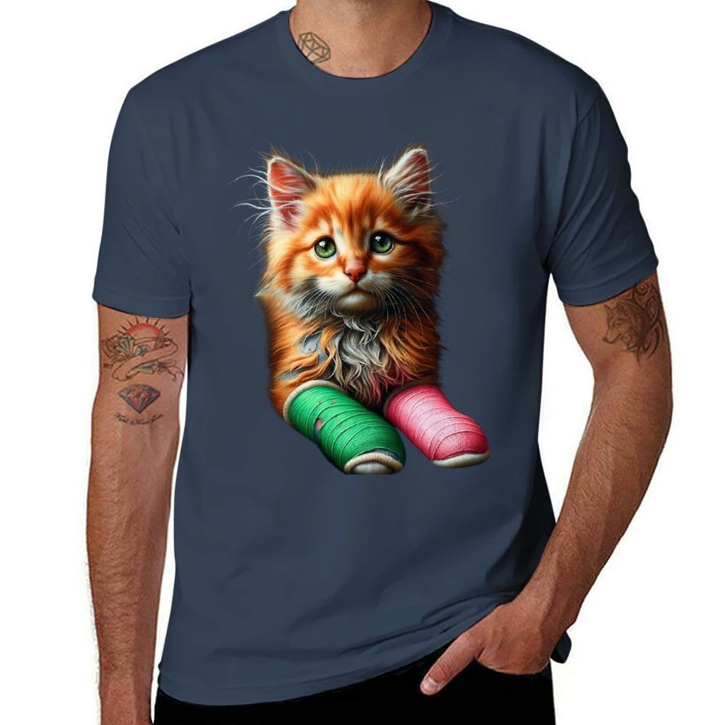 Tater Tot Cat A Touch Of Care Tshirt Big Size Daily Wear Tshirt