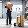 VEVOR Hand Truck, 226.9 Kg Load Capacity, Heavy-Duty Hand Truck Dolly with Non-Slip Wheels & Handle