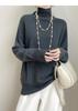 Autumn/Winter Loose High Neck Pure Wool Pullover Sweater