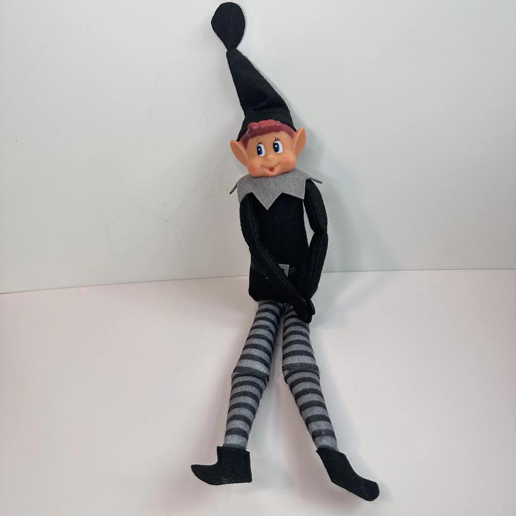 40cm NEW Christmas Elf Doll Figurine Set Festive Collectible Toy for Kids and Adults Great As Stocking Stuffer Home Decoration