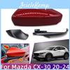 Cx30 Cx30 2020 Mazda Para 2021 2022 2023 2024 Carro Exterior Capa da Caixa do Espelho Retrovisor Lateral Tampa Inferior do Espelho Retrovisor Pintada