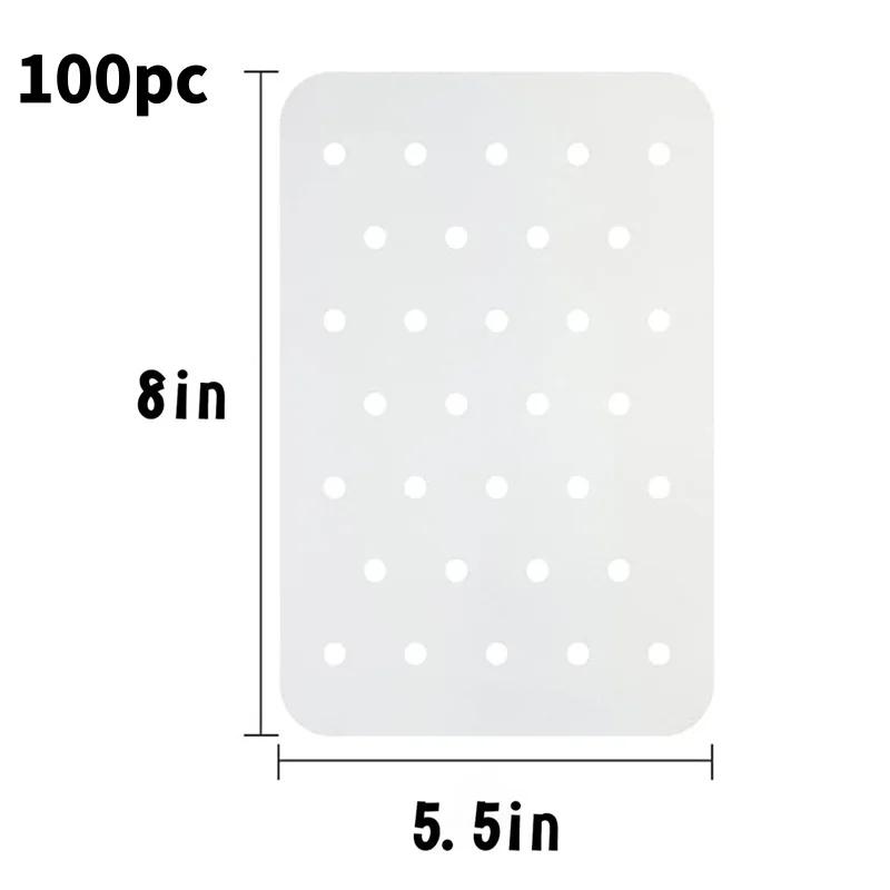 Air Fryer Parchment Paper Liners Non Stick Heat Resistant Round and Square Baking Paper for Air Fryers Steamers and Ovens