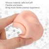 Soft Silicone Single Eye Model Flexible Elastic Simulation Reusable Jewelry Display Body Piercing Model with Acrylic Holder