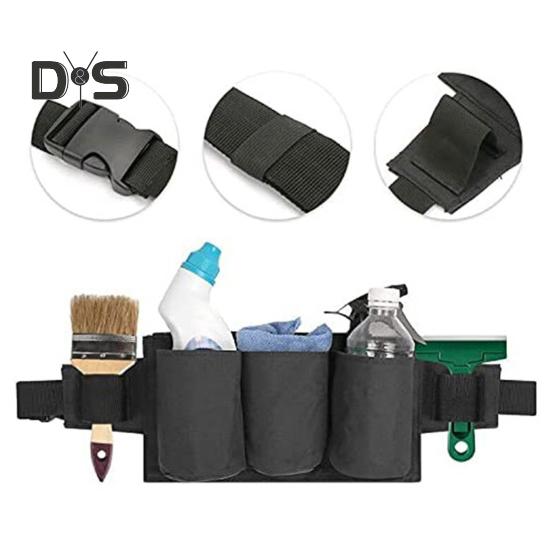 Multifunktionale Hüfttasche, Werkzeuggürtel mit Ablagefächern, Reißverschluss, verstellbares Design, Hüfttragetasche mit Schnellverschluss