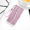 Wallet Flashing Powder Flip Leather Case For Samsung Galaxy S25 Edge S24 Ultra S23 Plus S22 S20 FE A16 A17 A26 A35 A36 A55 A56