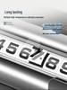 Solar Luminous Temporary Car Parking Sign - Digital Phone Number Plate Ornament
