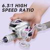 Baitcasting Reel6.3:1 Gear RatioAluminum Alloy and PA ConstructionGreat for Both Freshwater and Saltwater FishingIdeal Holiday Gift for Anglers